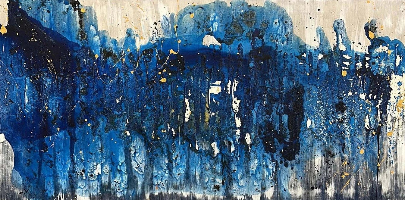 Boşlukta Bir Ses Yağlı Boya Tablosu