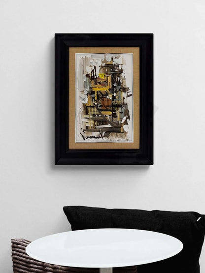 Boşlukta Işık Yağlı Boya Tablosu