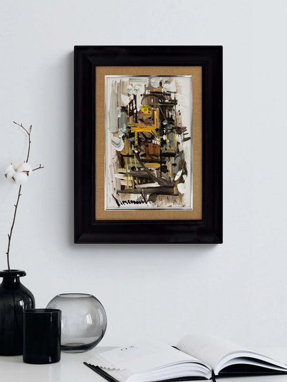 Boşlukta Işık Yağlı Boya Tablosu