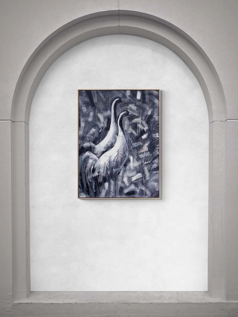 Bu Eda ve Tavır Yağlı Boya Tablosu