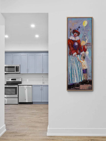 Bugün Bayram Günü Yağlı Boya Tablosu