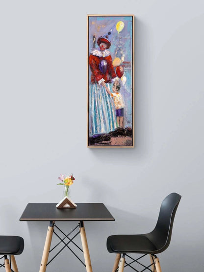 Bugün Bayram Günü Yağlı Boya Tablosu