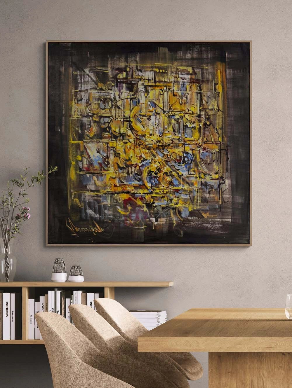 Bulanık Hatıra Yağlı Boya Tablosu