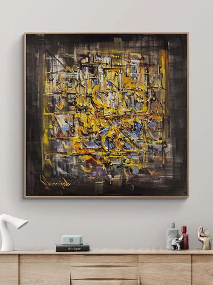 Bulanık Hatıra Yağlı Boya Tablosu