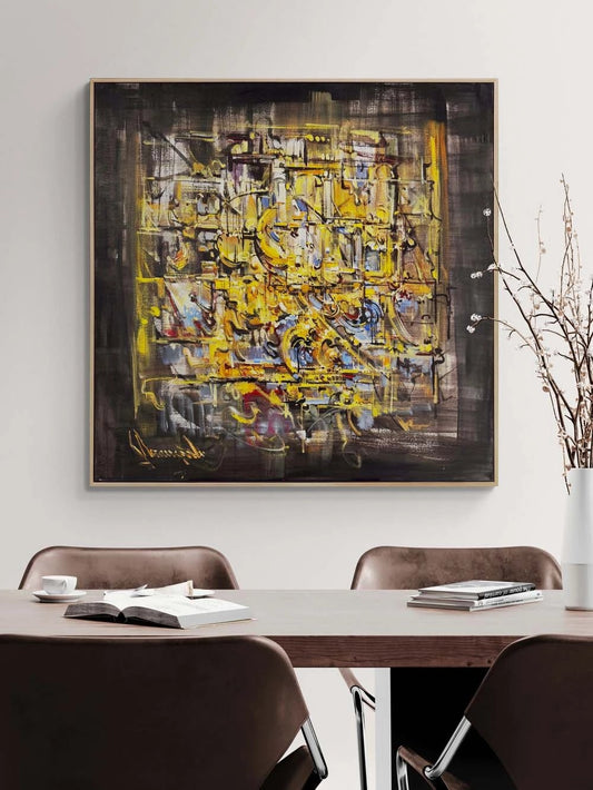 Bulanık Hatıra Yağlı Boya Tablosu