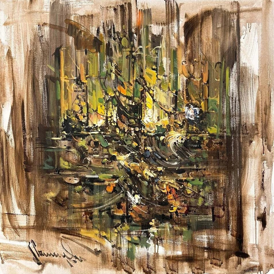 Camların Fısıltıları Yağlı Boya Tablosu