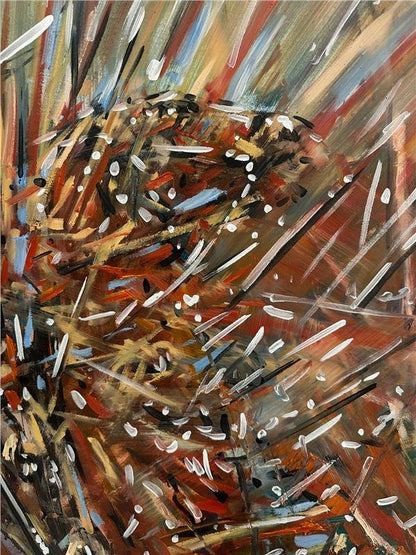 Sonsuz Mücadele Yağlı Boya Tablosu