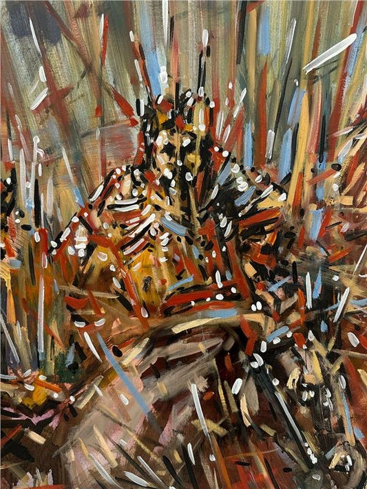 Sonsuz Mücadele Yağlı Boya Tablosu