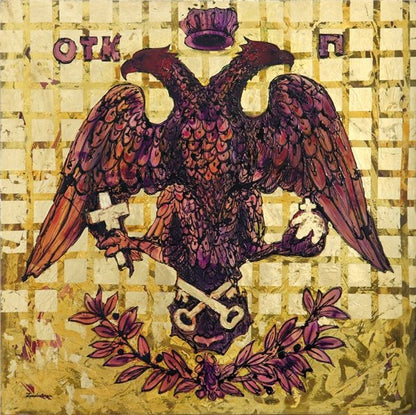 Çift Başlı Kartal Yağlı Boya Tablosu