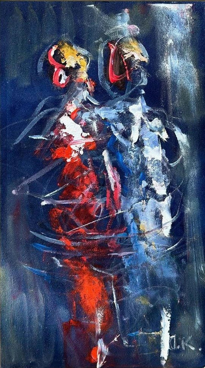 Çiftlerin Yolculuğu Yağlı Boya Tablosu