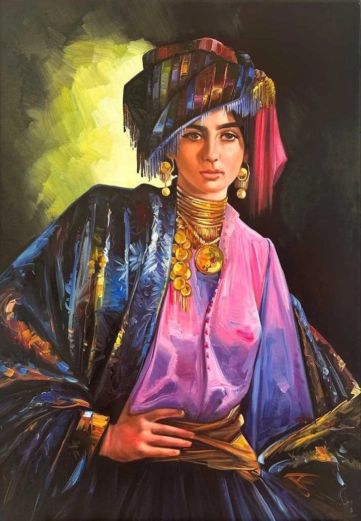 Çingene Kızı Yağlı Boya Tablosu