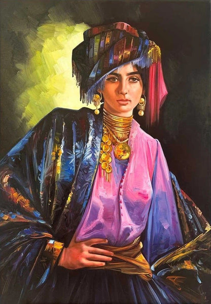 Çingene Kızı Yağlı Boya Tablosu