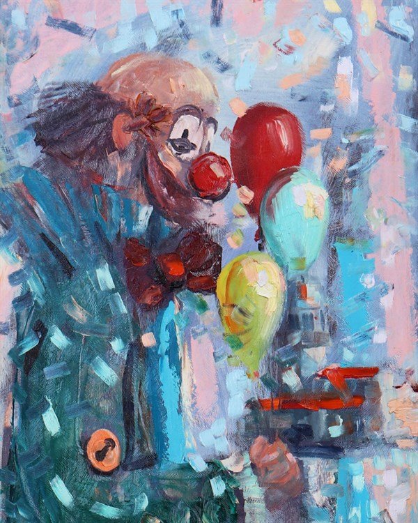 Çocukluk Hayalleri Yağlı Boya Tablosu