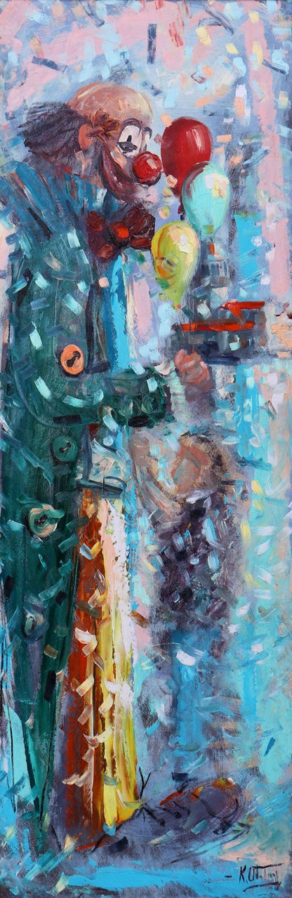 Çocukluk Hayalleri Yağlı Boya Tablosu