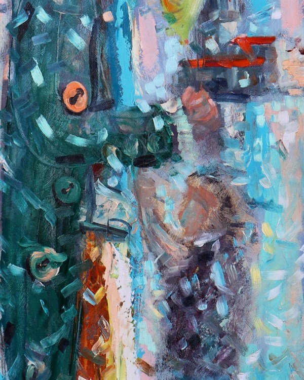 Çocukluk Hayalleri Yağlı Boya Tablosu