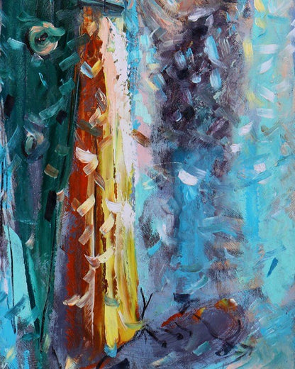 Çocukluk Hayalleri Yağlı Boya Tablosu