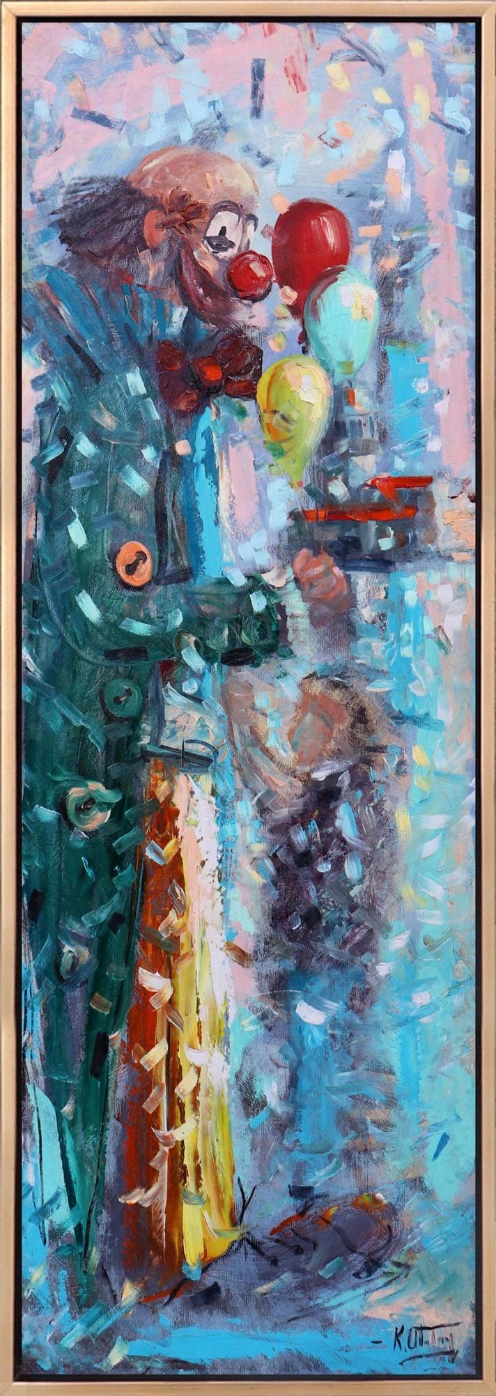 Çocukluk Hayalleri Yağlı Boya Tablosu