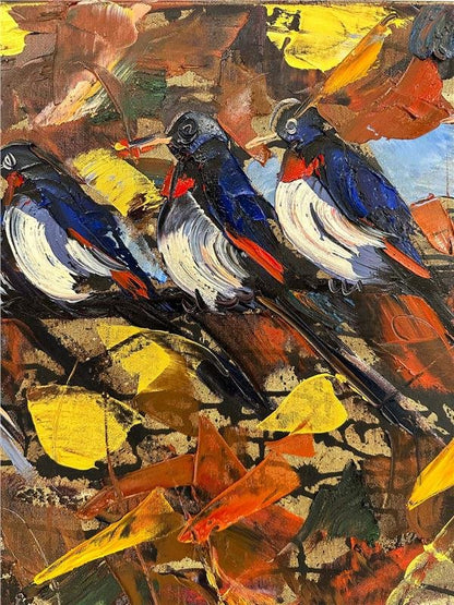 Ormanın Fısıltıları Yağlı Boya Tablosu