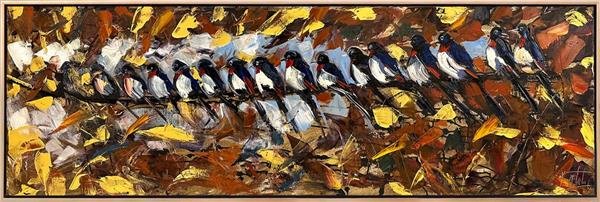 Ormanın Fısıltıları Yağlı Boya Tablosu