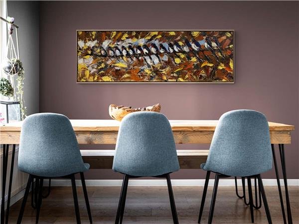 Ormanın Fısıltıları Yağlı Boya Tablosu