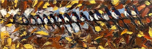 Ormanın Fısıltıları Yağlı Boya Tablosu