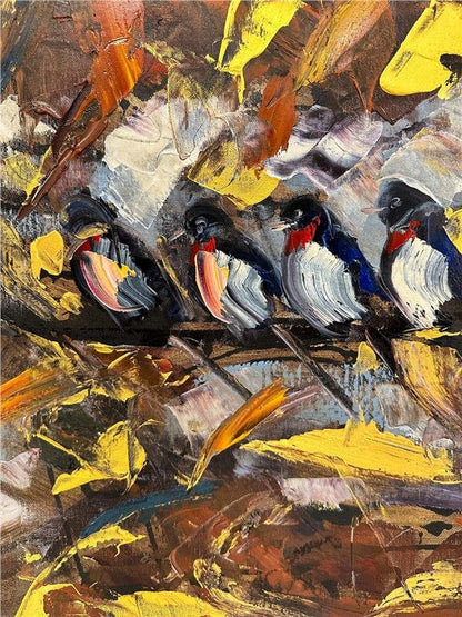 Ormanın Fısıltıları Yağlı Boya Tablosu