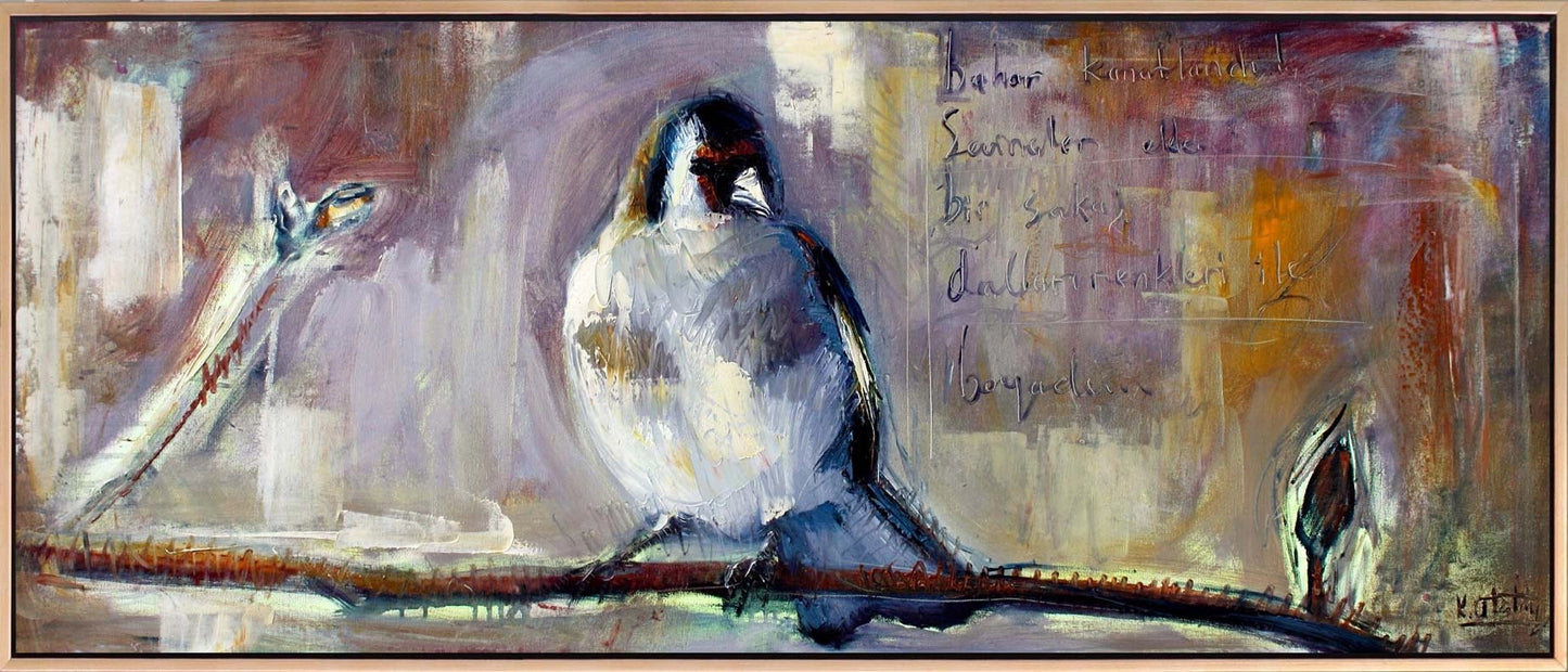 Dalın Şarkısı Yağlı Boya Tablosu