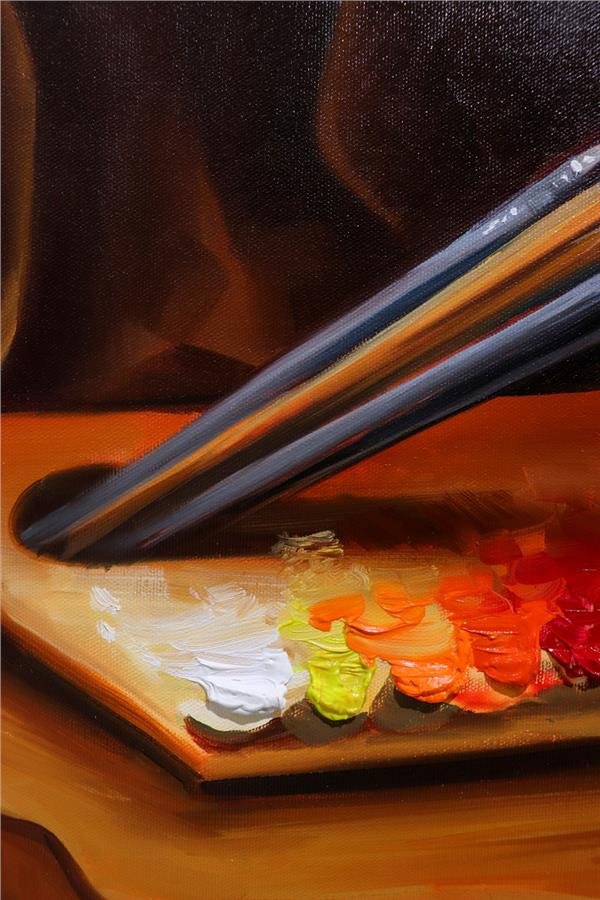 Dede Ressam Yağlı Boya Tablosu