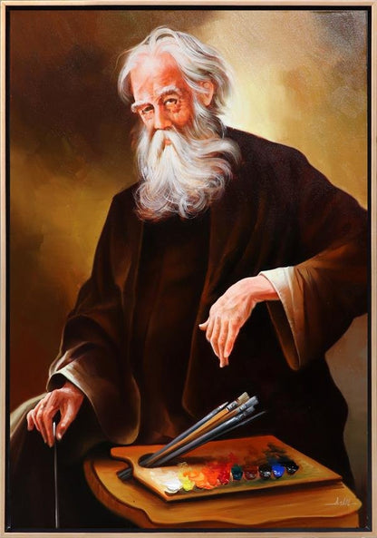 Dede Ressam Yağlı Boya Tablosu