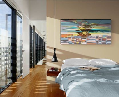 Modern Bakış Yağlı Boya Tablosu