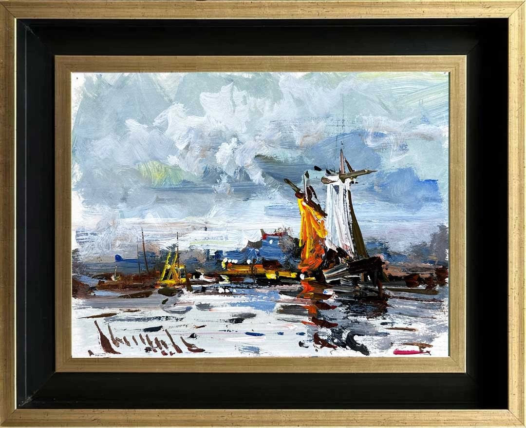 Denizin Huzurlu Dansı Yağlı Boya Tablosu