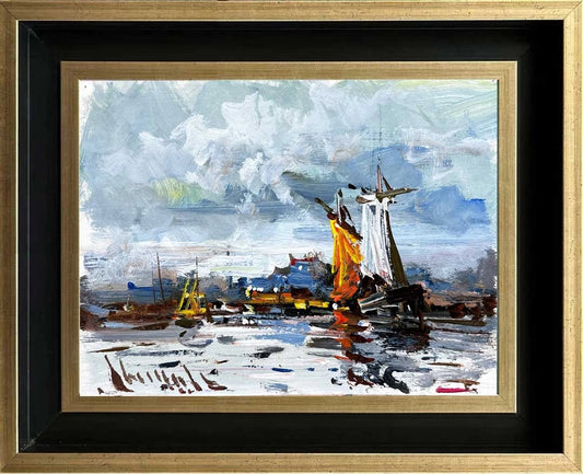 Denizin Huzurlu Dansı Yağlı Boya Tablosu