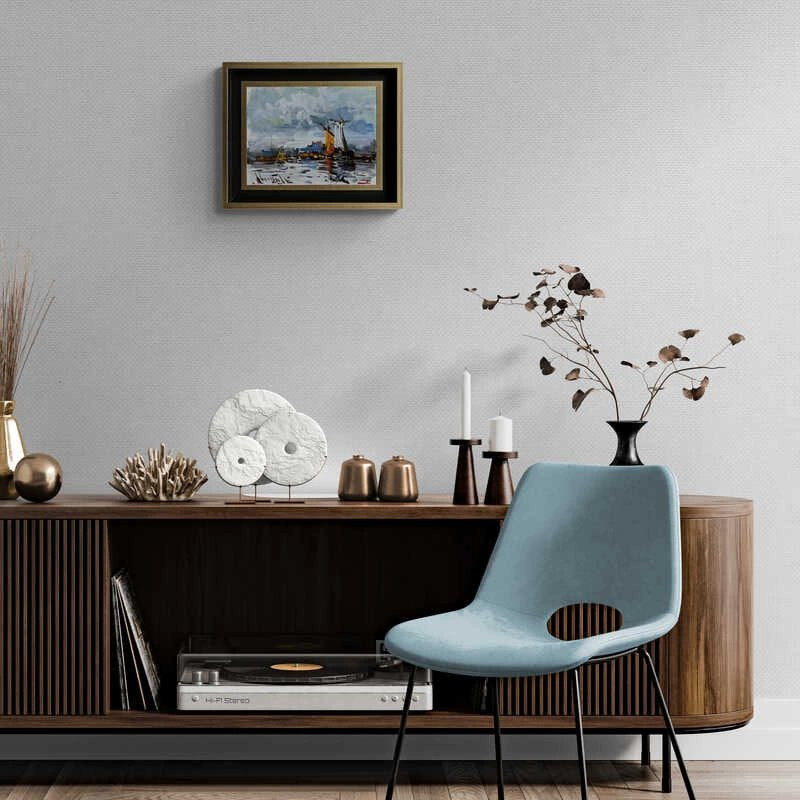 Denizin Huzurlu Dansı Yağlı Boya Tablosu