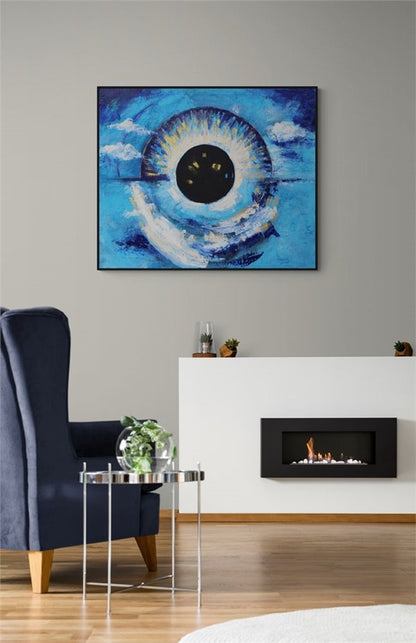 Derya Gözü Yağlı Boya Tablosu