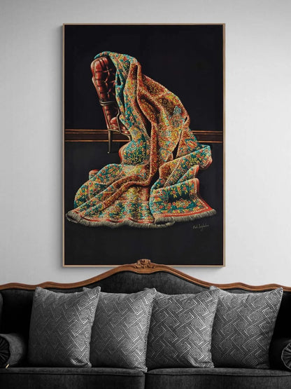 Desenlerin Hafızası Yağlı Boya Tablosu