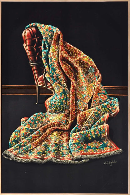 Desenlerin Hafızası Yağlı Boya Tablosu