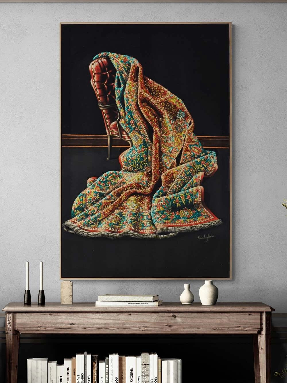 Desenlerin Hafızası Yağlı Boya Tablosu