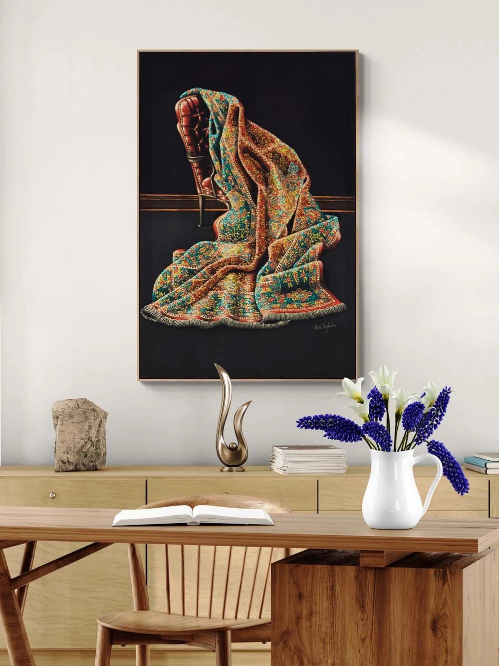 Desenlerin Hafızası Yağlı Boya Tablosu