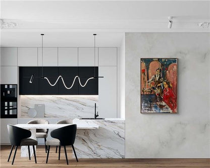 Sommelierin Lezzet Serüveni Yağlı Boya Tablosu