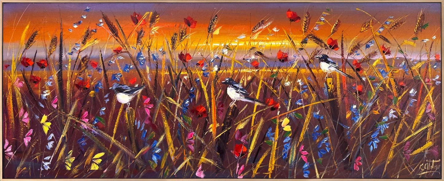 Doğanın Dokusu Yağlı Boya Tablosu