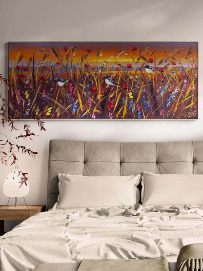 Doğanın Dokusu Yağlı Boya Tablosu