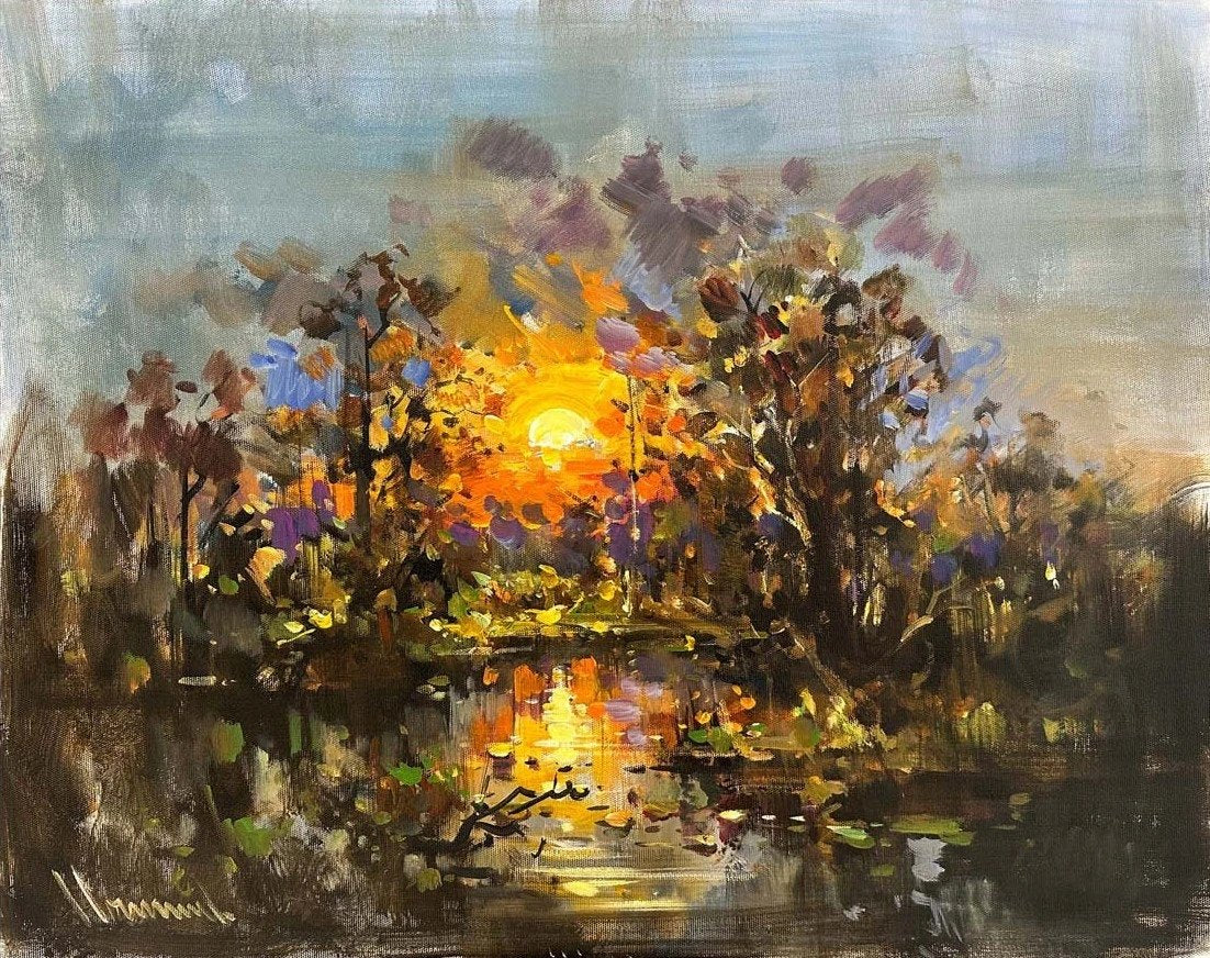 Doğanın Masalı Yağlı Boya Tablosu