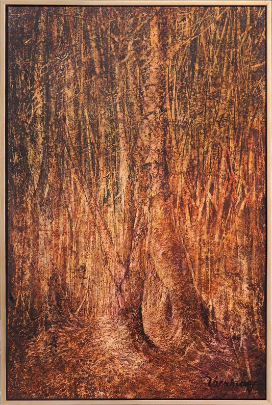 Doğanın Rüya Gibi Sonbaharı Yağlı Boya Tablosu