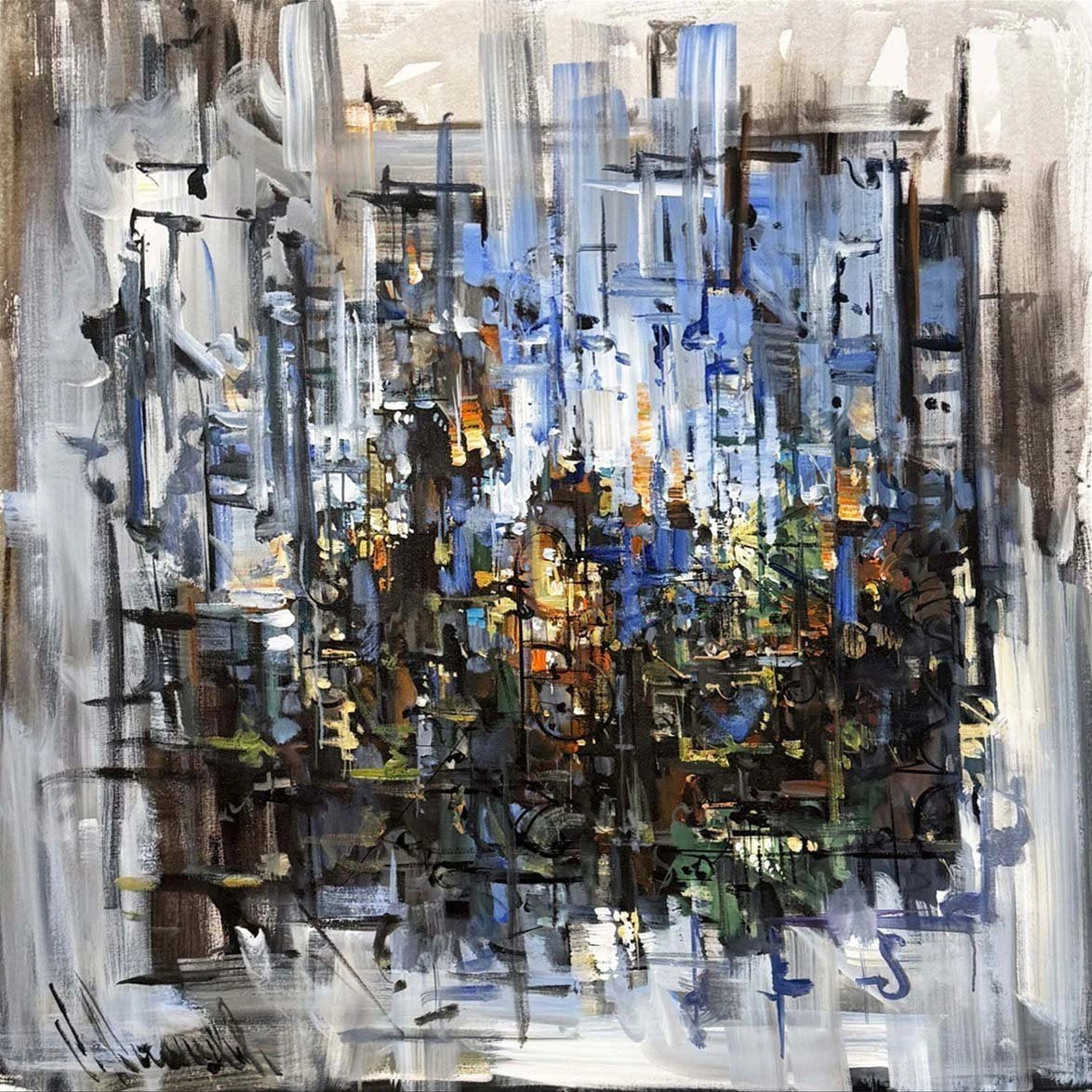 Donuk Hareket Yağlı Boya Tablosu