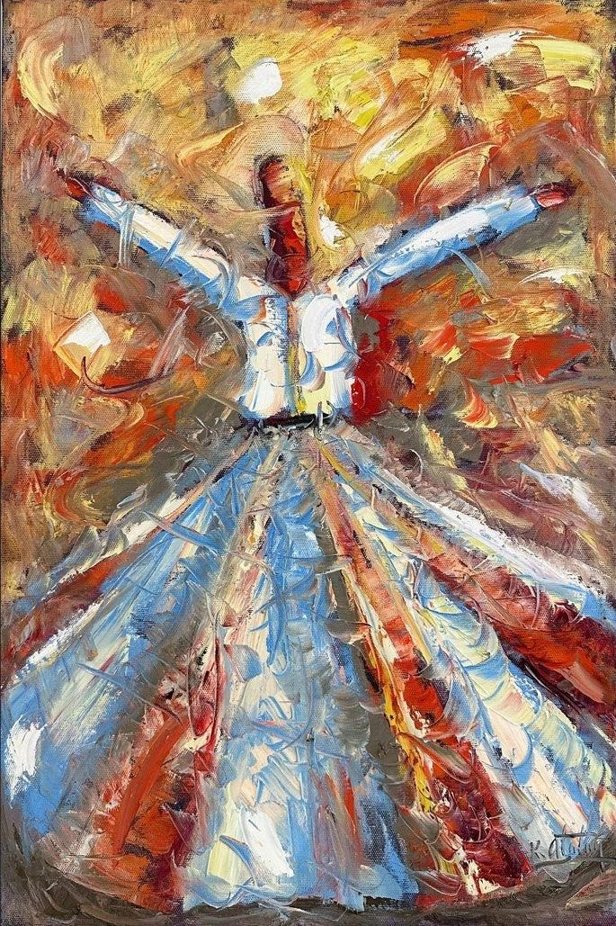 Dönüşte Saklı Sırlar Yağlı Boya Tablosu