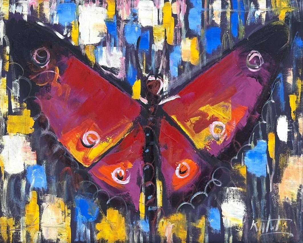 Dönüşümün Dansı Yağlı Boya Tablosu