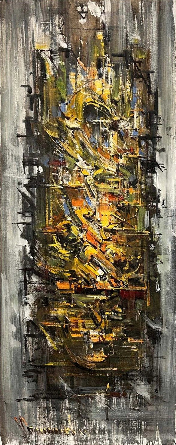 Düşlerin Akışı Yağlı Boya Tablosu