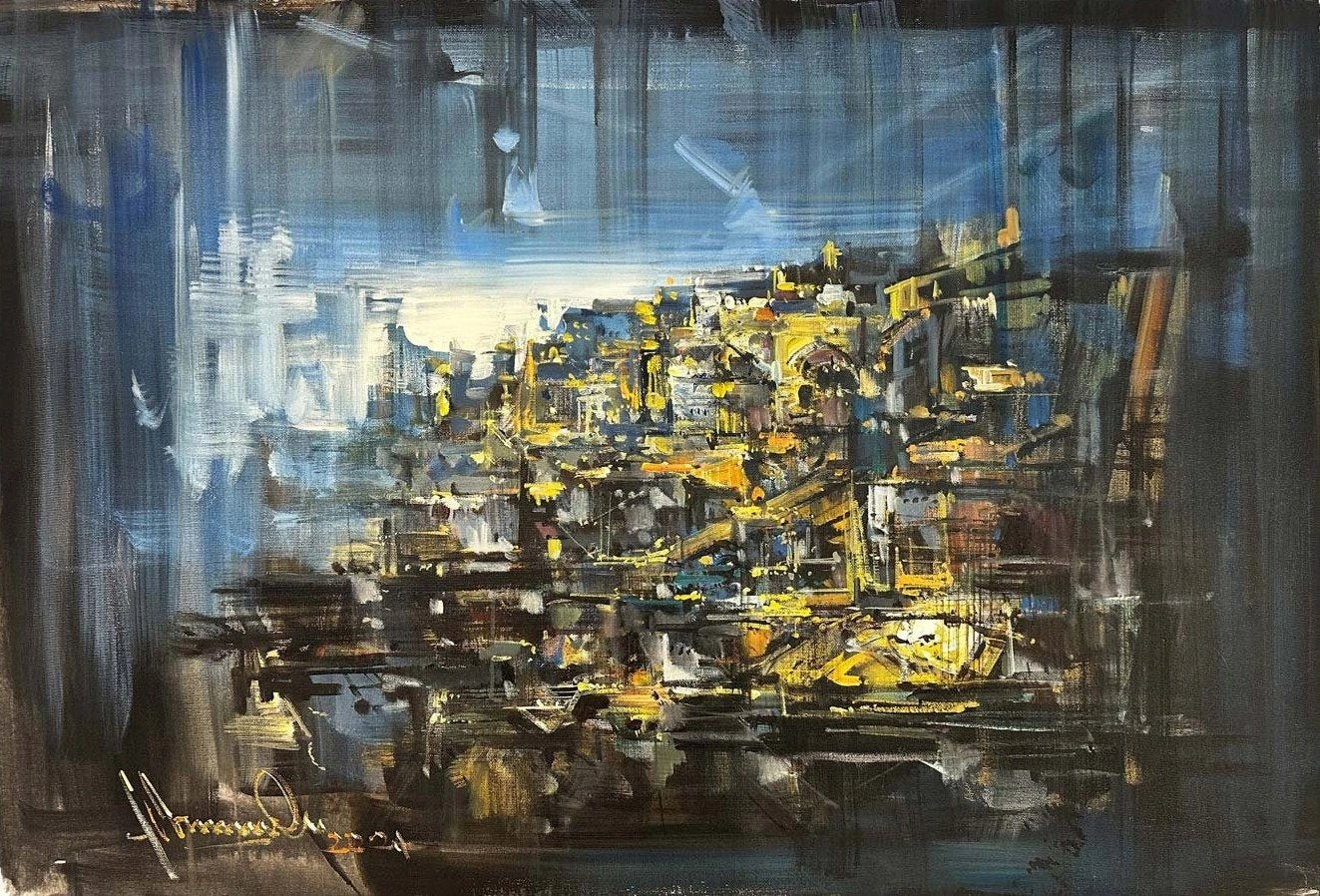 Düşlerin Ritmi Yağlı Boya Tablosu