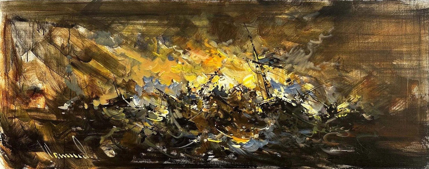 Düşsel Kaos Yağlı Boya Tablosu