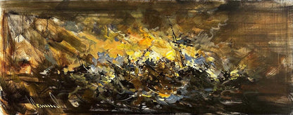 Düşsel Kaos Yağlı Boya Tablosu